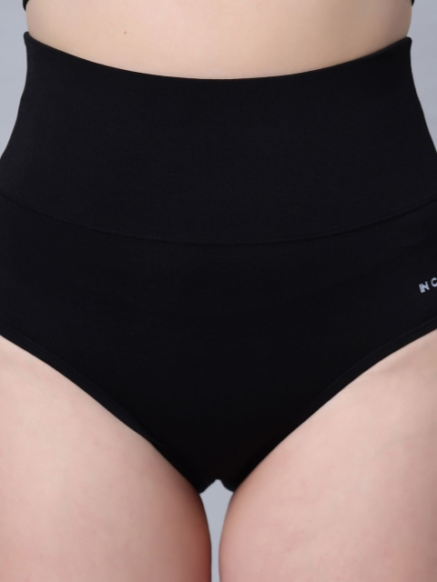 In Care Women Mid-Rise Belly Control Shapers Briefs ICIB-022_BLACK_M