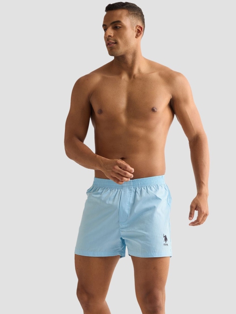 U.S. Polo Assn. Men Pure Cotton Mid Rise Boxers OEX04-D12-PL - Image 5