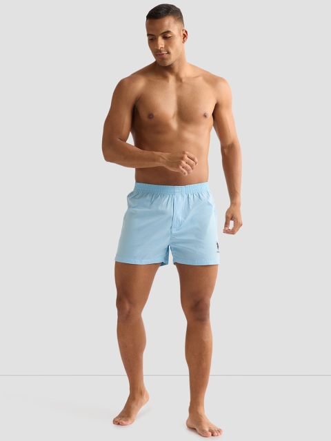 U.S. Polo Assn. Men Pure Cotton Mid Rise Boxers OEX04-D12-PL - Image 4