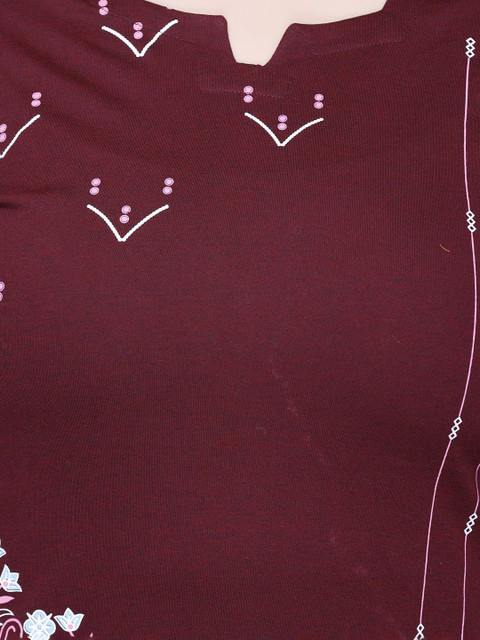 IN Love Women Cotton Full Sleeve Plus Size Long T-Shirt - Image 2