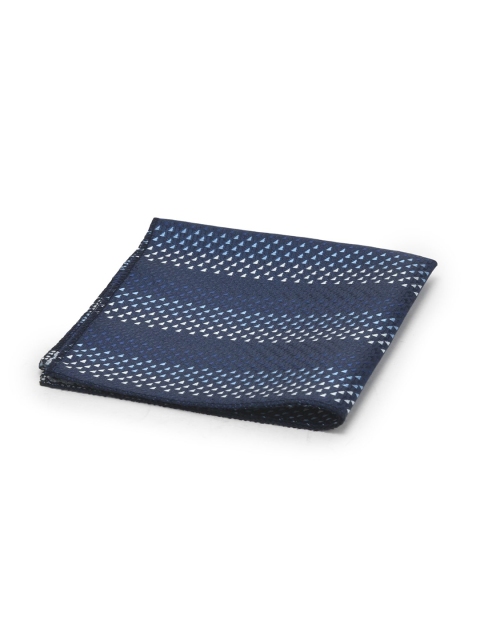 Cazzano Men Abstract Embroidered Slim Tie Cufflinks & Pocket Square Accessory Gift Set - Image 3