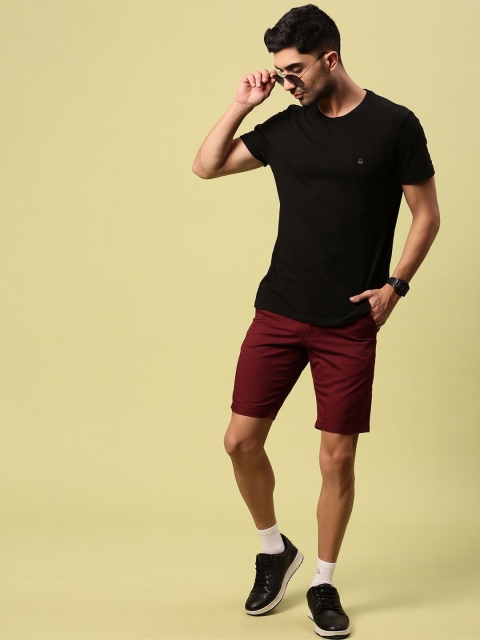 Urban Dog Men Solid Cotton Chino Shorts - Image 4