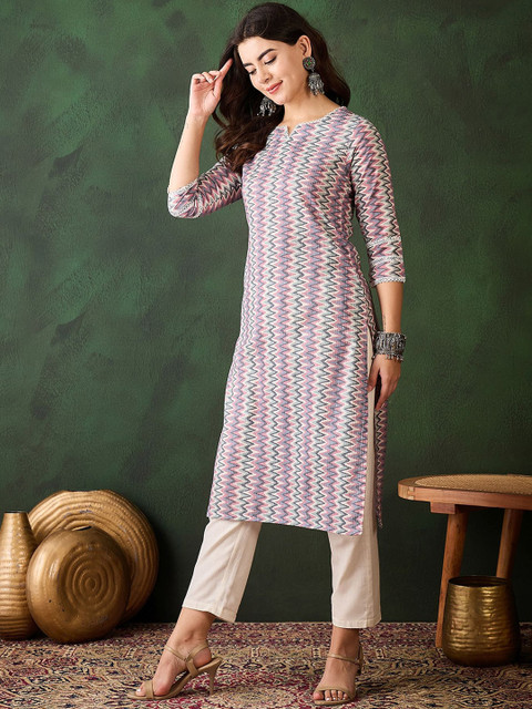 Sangria PRINTED FLORAL KURTA