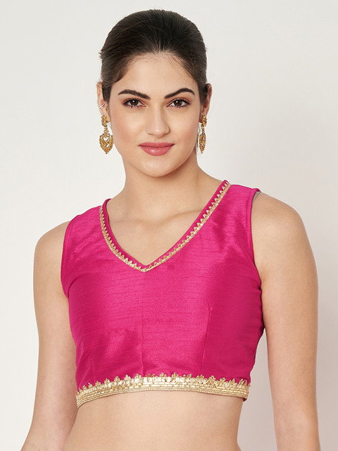 studio rasa Embellished Saree Blouse