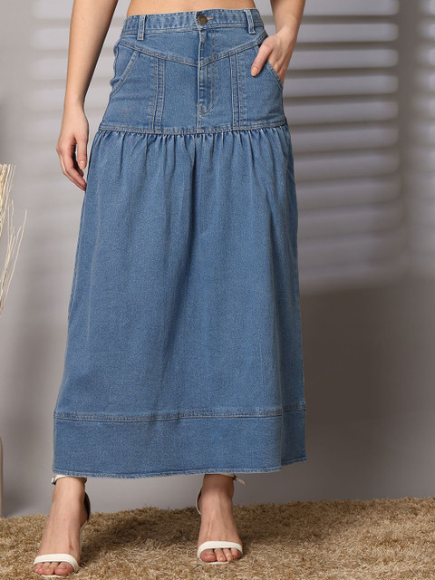 plusS A-Line Maxi Skirt