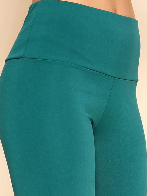 COLOR CAPITAL Women High-Waisted Above Knee Length Gym Tights - Image 7
