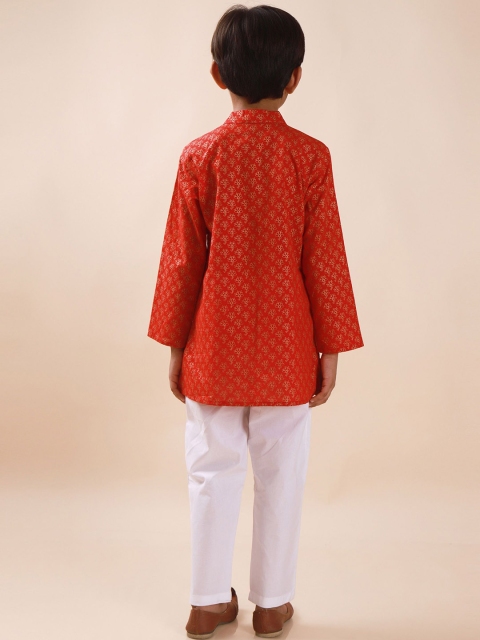 Sangria Floral Printed Pure Cotton Straight Kurta Sets - Image 5