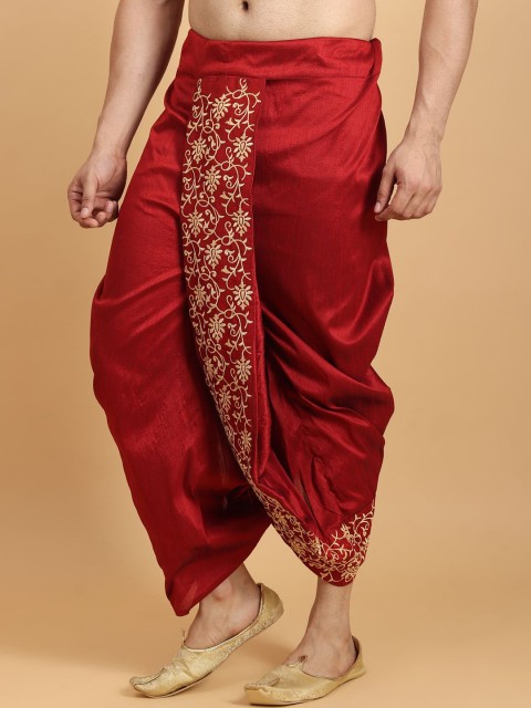 Ethluxis Men Embroidered Dhoti - Image 3