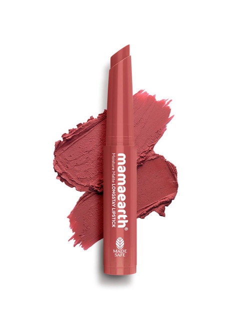 Mamaearth Moisture Matte Long Stay Mini Lipstick - 0.7 g - 01 Carnation Nude