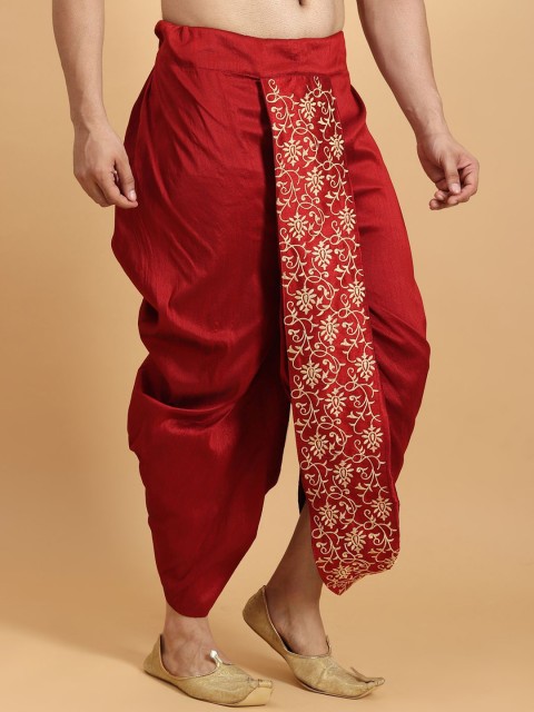Ethluxis Men Embroidered Dhoti - Image 2
