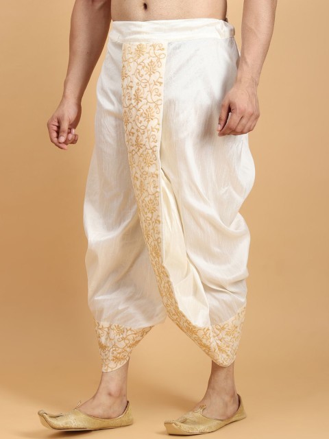 Ethluxis Men Embroidered Ethnic Dhoti - Image 3