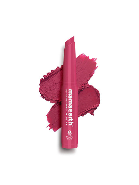 Mamaearth Moisture Matte 12 Hour Long Stay Mini Lipstick - 0.7 g - 03 Candyfloss Pink