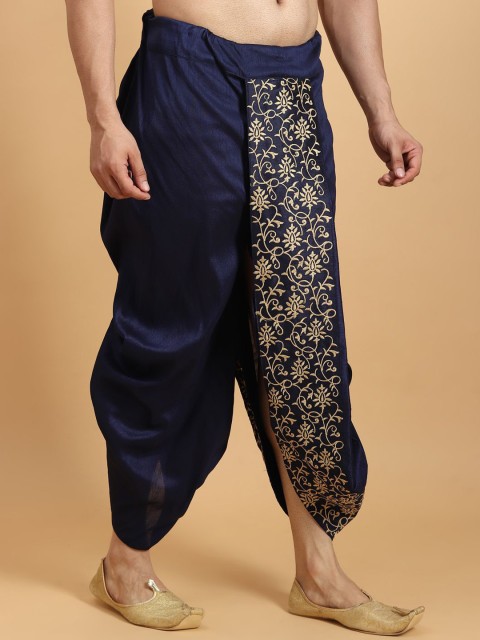 Ethluxis Men Embroidered Ethnic Dhoti - Image 2