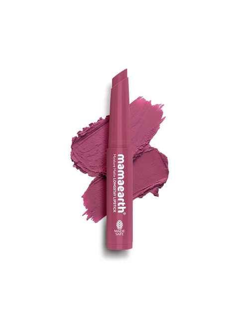Mamaearth Moisture Matte Long Stay Mini Lipstick - 0.7 g - 08 Pink Tulip