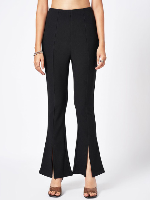 Honey by Pantaloons Women Mid-rise Solid Trouser