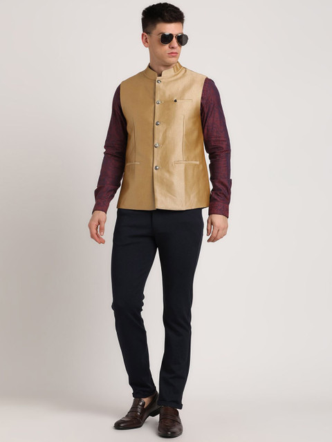 Turtle Men Texture Nehru Jacket - Image 6