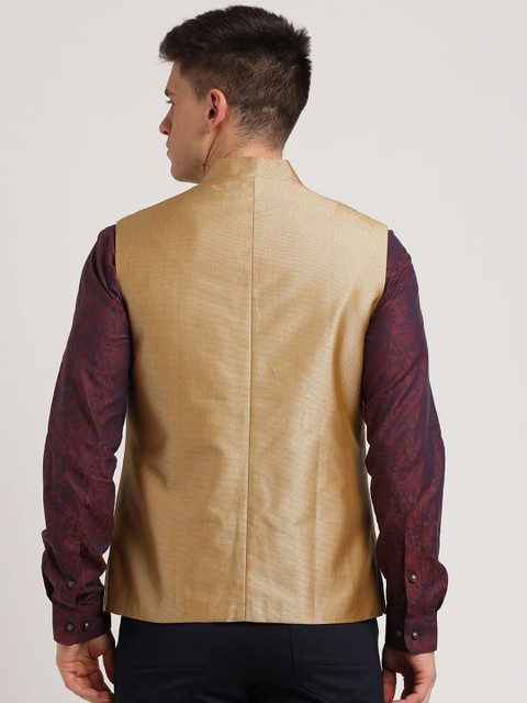 Turtle Men Texture Nehru Jacket - Image 5