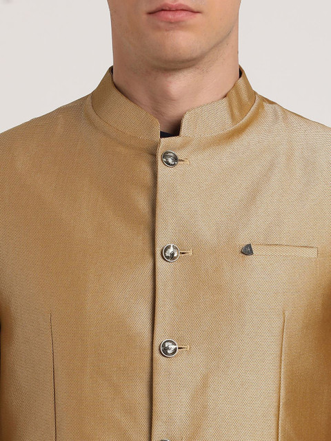 Turtle Men Texture Nehru Jacket - Image 2