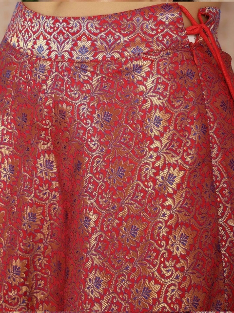 AKS Couture Ready to Wear Lehenga & Blouse With Dupatta - Image 4