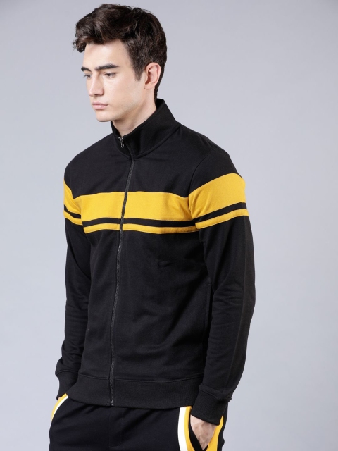 HIGHLANDER Men Mock Collar Front-Open Sweatshirt - Image 4