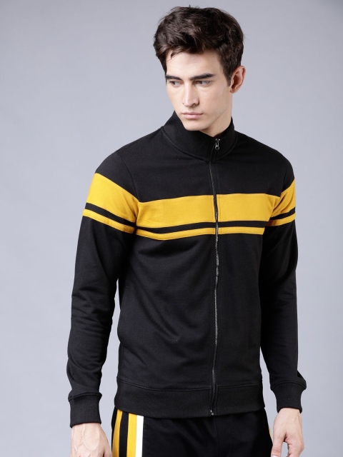 HIGHLANDER Men Mock Collar Front-Open Sweatshirt - Image 3