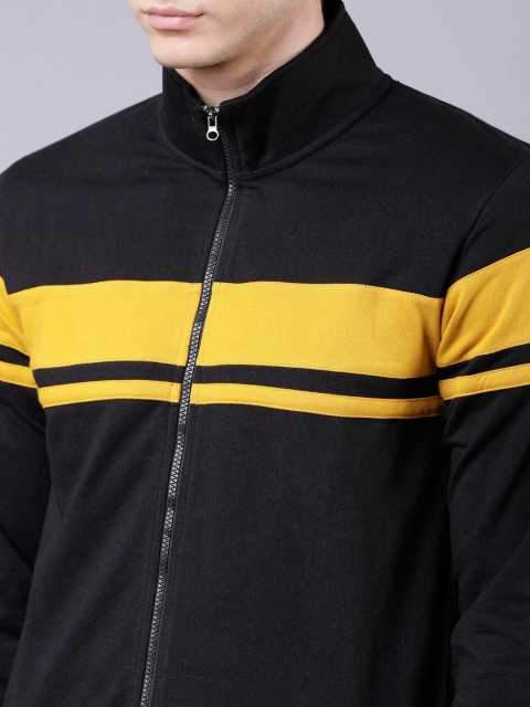 HIGHLANDER Men Mock Collar Front-Open Sweatshirt - Image 2