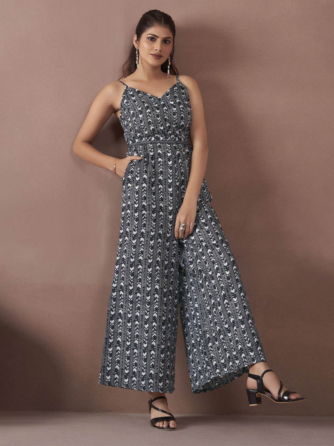 Anouk Women Printed Basic Jumpsuit