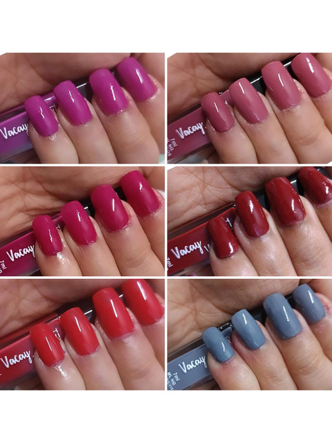 Tenno Vacay Vibe High Shine Nail Polish - 7 ml - Combo - 6V2