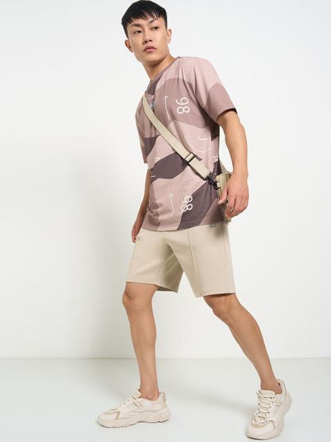 Ajile by Pantaloons Men Regular Fit Mid-Rise Regular Shorts - Image 5