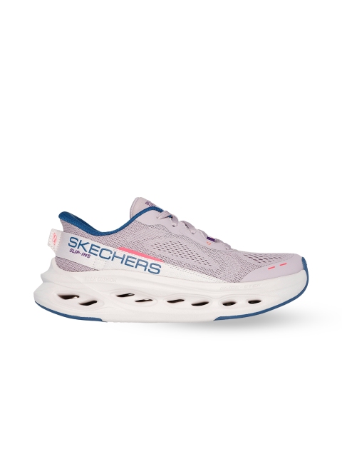 Skechers Women MAX CUSHIONING GLIDE-STEP Slip Ins Running Shoes