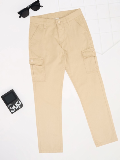Pantaloons Junior Boys Pure Cotton Cargo Trousers