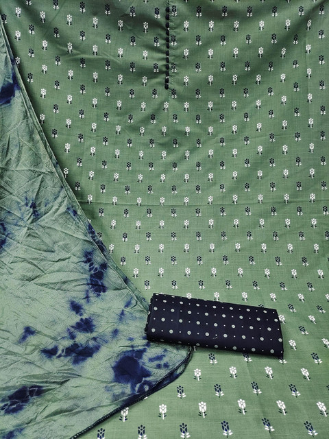 HERE&NOW Floral Printed Unstitched Dress Material - Image 5
