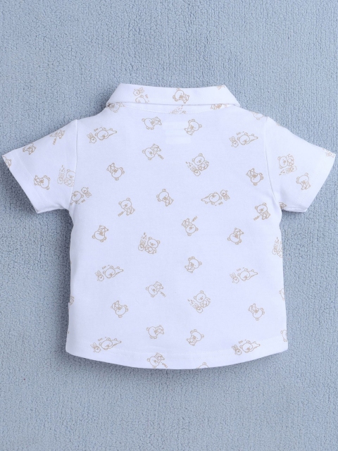 BUMZEE Boys Printed Short Sleeves Shirt With Shorts & Suspenders - Image 3