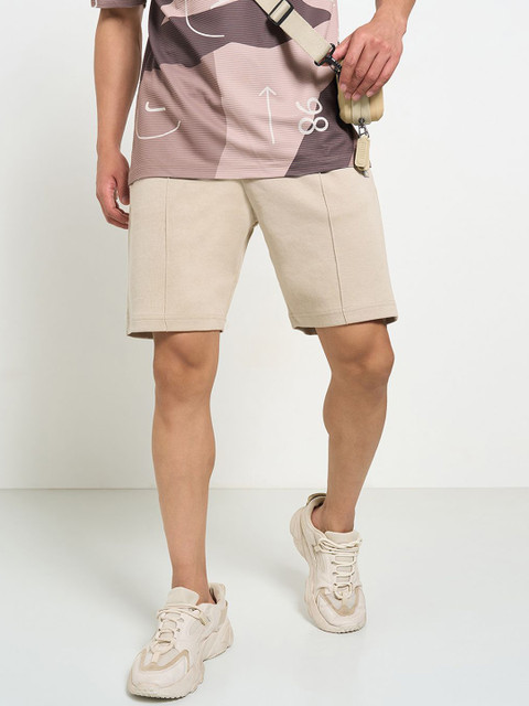 Ajile by Pantaloons Men Regular Fit Mid-Rise Regular Shorts - Image 4