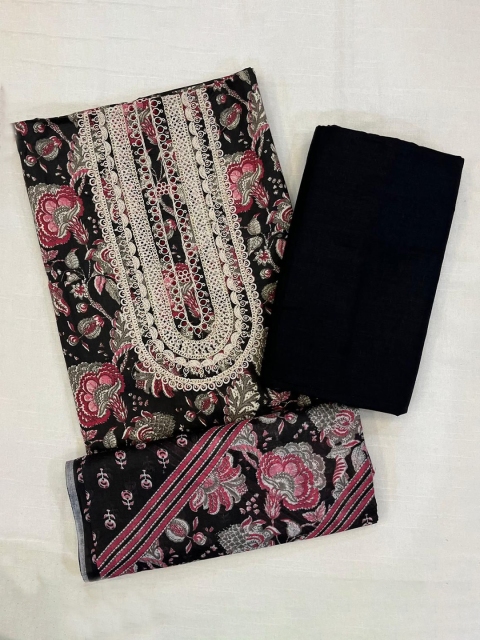 Just Fab Unstitched Dress Material