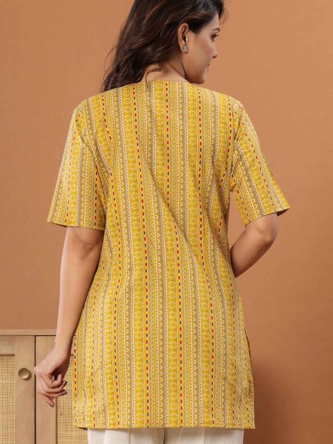 Aaysa Kurti Women Printed Pure Cotton Kurtis - Image 5