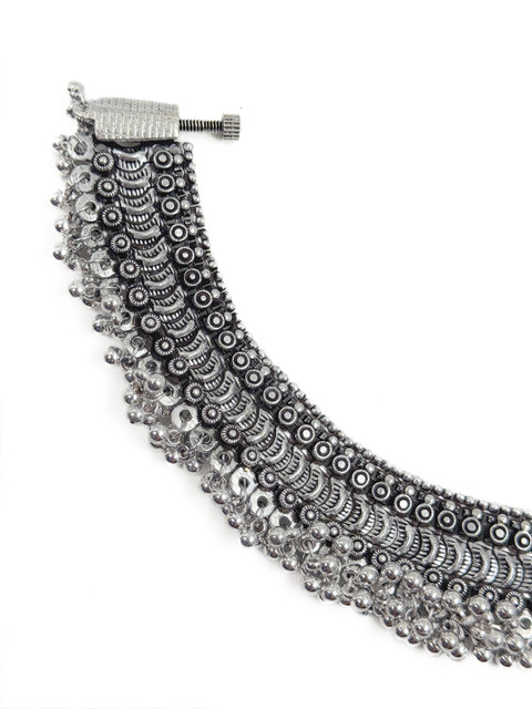NAMAN ARTS Silver-Plated Anklet - Image 4
