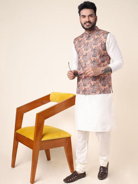 W & G Printed Nehru Jacket - Image 5
