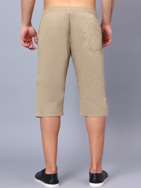 HAUWER Men Slim Fit Mid-Rise Cotton Capris - Image 4