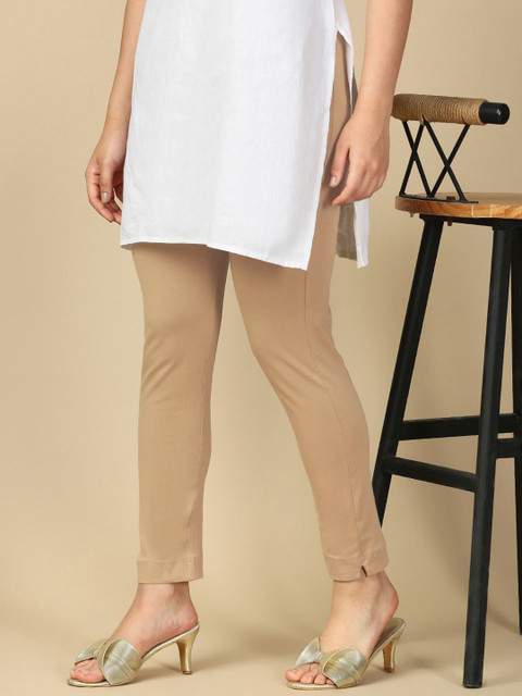 PYNK Mid-Rise Ankle-Length Leggings