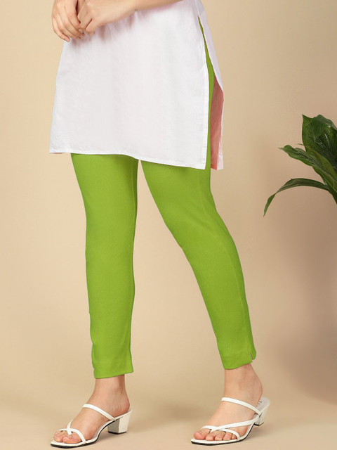 PYNK Mid-Rise Ankle-Length Leggings