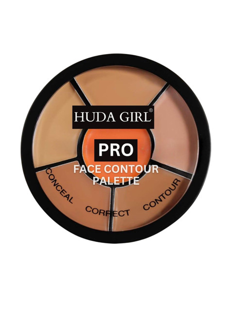 Huda Girl 3 In 1 Makeup Palette Warms Concealer -15 g - Nude