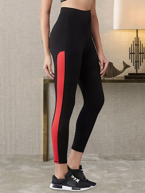 Moda Rapido Women Colourblocked Training or Gym Tights