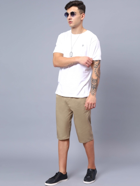 HAUWER Men Slim Fit Mid-Rise Cotton Capris - Image 5