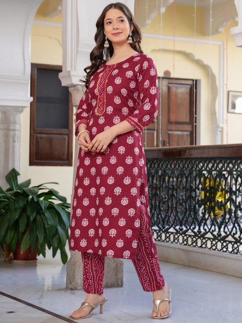 HETVI CREATION Women Regular Kurta with Trousers - Image 4