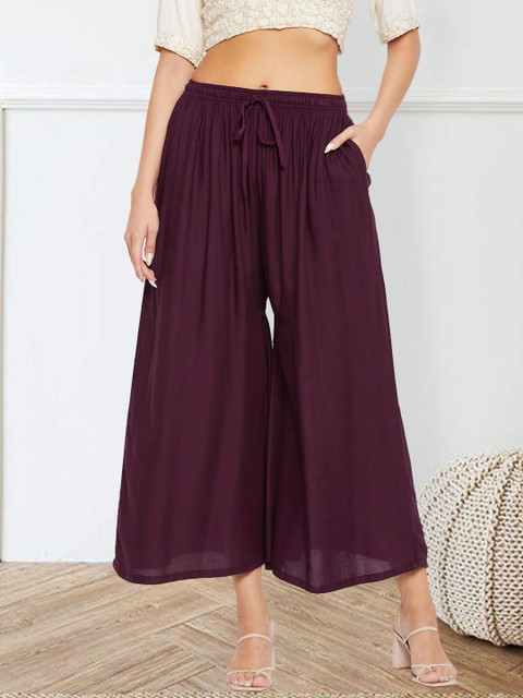 Shine N Sober Women Flared Ethnic Palazzos