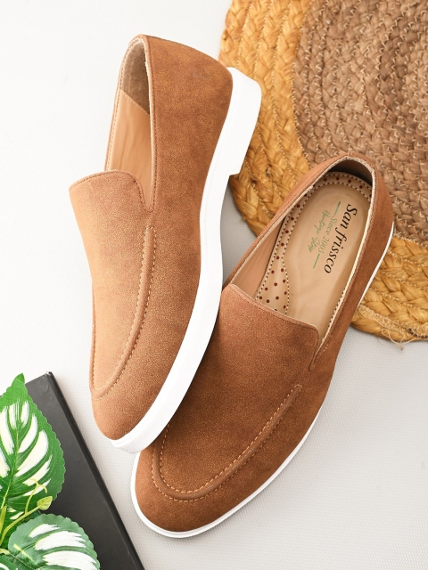 San Frissco Men Solid Regular Slip-On Sneakers