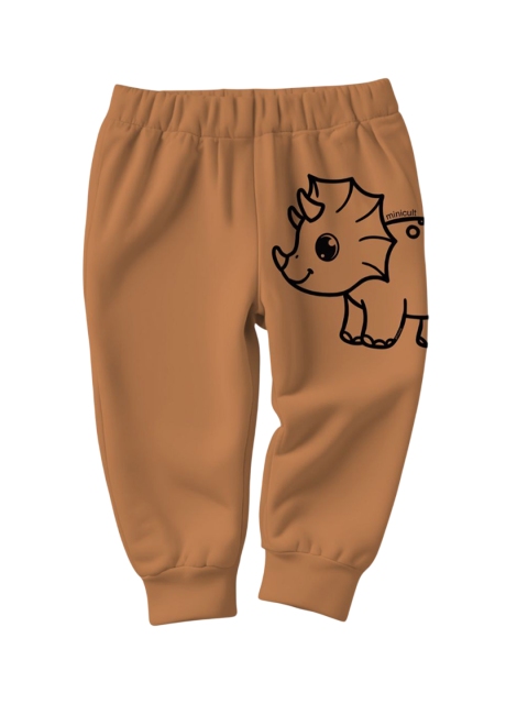 x2o Kids Pack Of 5 Dinosaur Printed Cotton Joggers - Image 5
