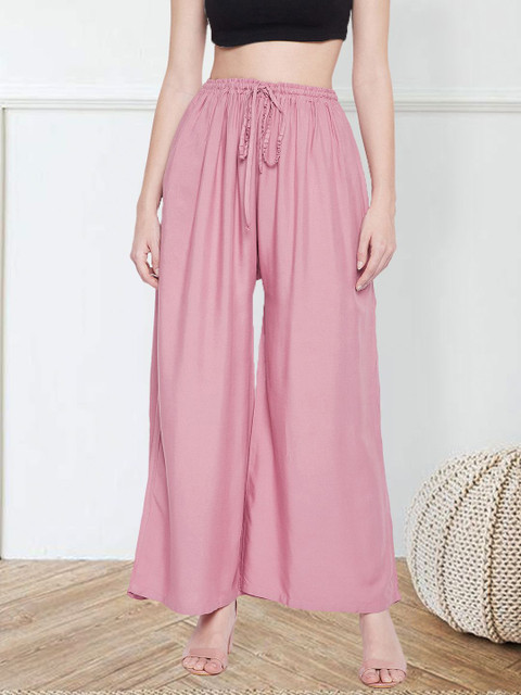 Shine N Sober Women Flared Palazzos