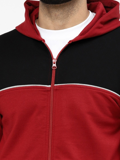 Kalt Men Colourblocked Hooded Sweatshirt - Image 2